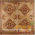 China factory artisan decorative wood floor medallions